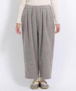 ヘリンボンウールシャギー　パンツ